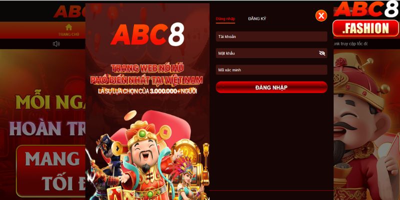 Chi tiết đăng nhập ABC8