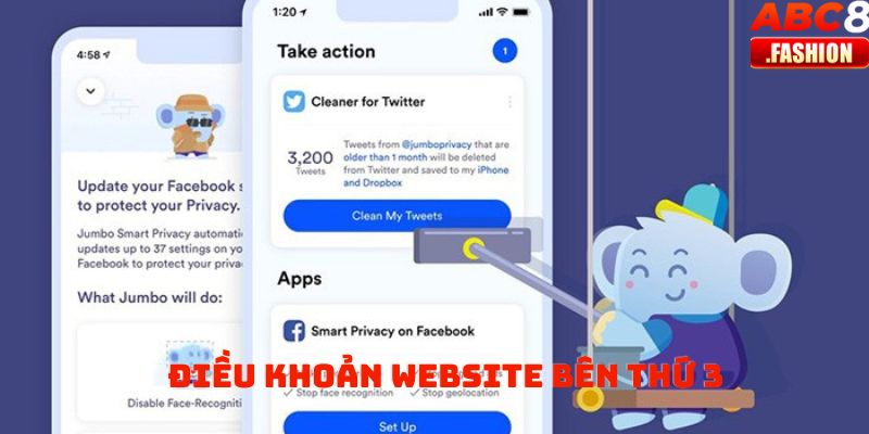 Điều khoản về website bên thứ 3