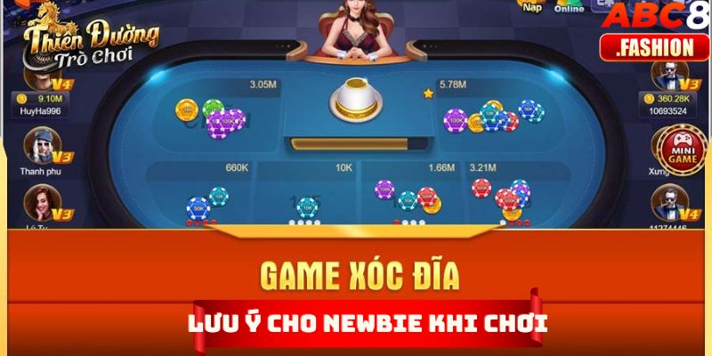 Lưu ý chơi game bài xóc đĩa đổi thưởng