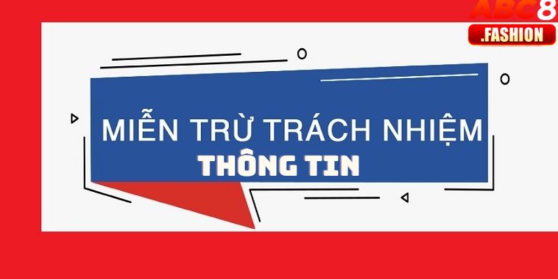 Thông tin miễn trừ trách nhiệm